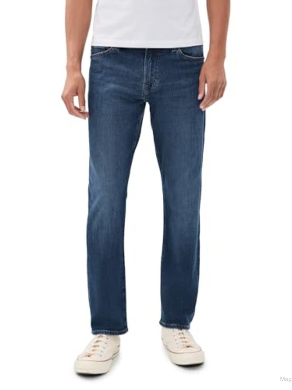 AG Graduate Tailored Leg Mid Rise Straight Stretch Jeans Men's 33x30